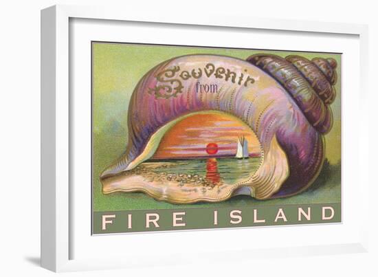 Souvenir from Fire Island, New York-null-Framed Art Print