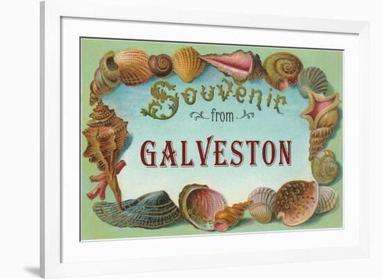 Souvenir from Galveston, Texas-null-Framed Premium Giclee Print