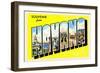 Souvenir From Havana Cuba-Curt Teich & Company-Framed Art Print