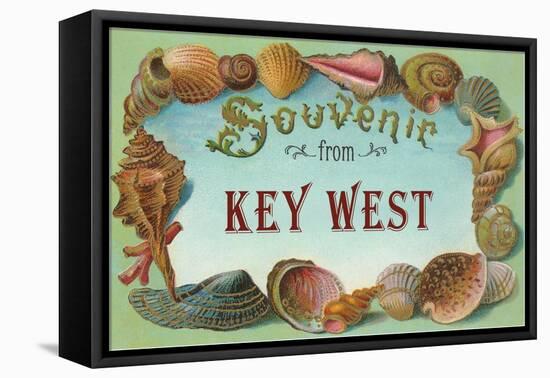 Souvenir from Key West, Florida-null-Framed Stretched Canvas