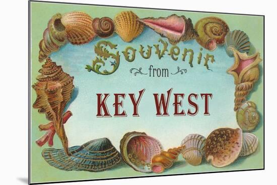 Souvenir from Key West, Florida-null-Mounted Art Print