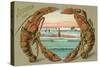 Souvenir from ... Lobsters-null-Stretched Canvas