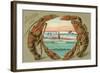 Souvenir from ... Lobsters-null-Framed Art Print