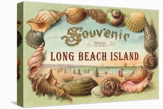 Souvenir from Long Beach Island, New Jersey-null-Stretched Canvas