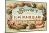 Souvenir from Long Beach Island, New Jersey-null-Mounted Art Print