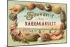 Souvenir from Narragansett, Rhode Island-null-Mounted Art Print