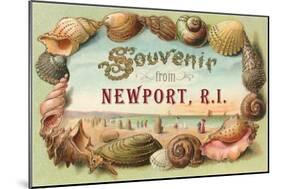 Souvenir from Newport, Rhode Island-null-Mounted Art Print