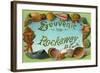 Souvenir from Rockaway Beach, Long Island, New York-null-Framed Art Print