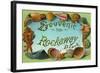 Souvenir from Rockaway Beach, Long Island, New York-null-Framed Art Print