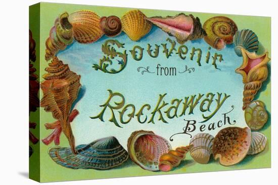 Souvenir from Rockaway Beach, Long Island, New York-null-Stretched Canvas