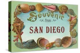 Souvenir from San Diego, California-null-Stretched Canvas