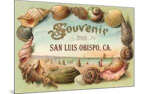 Souvenir from San Luis Obispo-null-Mounted Premium Giclee Print