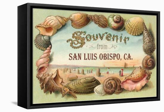 Souvenir from San Luis Obispo-null-Framed Stretched Canvas