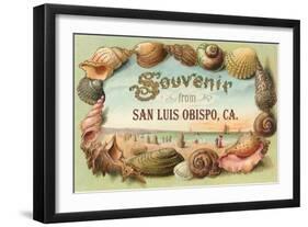 Souvenir from San Luis Obispo-null-Framed Art Print