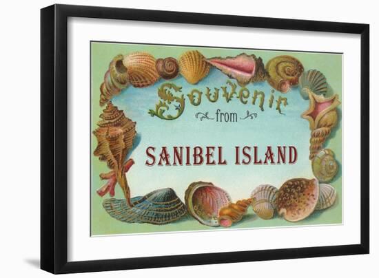Souvenir from Sanibel Island-null-Framed Art Print