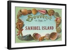 Souvenir from Sanibel Island-null-Framed Art Print
