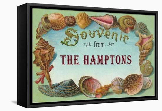 Souvenir from the Hamptons, Long Island, New York-null-Framed Stretched Canvas