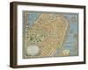 Souvenir Map of Boston-David Pollack-Framed Giclee Print