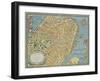 Souvenir Map of Boston-David Pollack-Framed Giclee Print