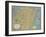 Souvenir Map of Boston-David Pollack-Framed Giclee Print