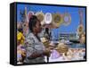 Souvenir Market Stall, Barbados, Caribbean, West Indies-Sylvain Grandadam-Framed Stretched Canvas