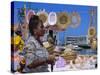 Souvenir Market Stall, Barbados, Caribbean, West Indies-Sylvain Grandadam-Stretched Canvas