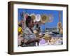 Souvenir Market Stall, Barbados, Caribbean, West Indies-Sylvain Grandadam-Framed Photographic Print