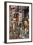 Souvenir Masks, Bhaktapur, Kathmandu Valley, Nepal, Asia-Ian Trower-Framed Photographic Print