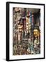 Souvenir Masks, Bhaktapur, Kathmandu Valley, Nepal, Asia-Ian Trower-Framed Photographic Print