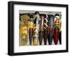 Souvenir Masks for Sale, Ocho Rios, Jamaica, West Indies, Central America-Sergio Pitamitz-Framed Photographic Print