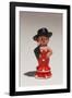 Souvenir miniature figurines of Spanish dancer, Madrid, Spain-null-Framed Photographic Print