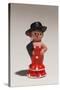 Souvenir miniature figurines of Spanish dancer, Madrid, Spain-null-Stretched Canvas