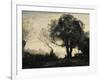 Souvenir of Castel Gandolfo-Jean-Baptiste-Camille Corot-Framed Giclee Print