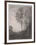 Souvenir of Italy (Souvenir D'italie), 1866 (Etching)-Jean Baptiste Camille Corot-Framed Premium Giclee Print