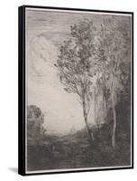 Souvenir of Italy (Souvenir D'italie), 1866 (Etching)-Jean Baptiste Camille Corot-Framed Stretched Canvas