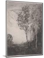 Souvenir of Italy (Souvenir D'italie), 1866 (Etching)-Jean Baptiste Camille Corot-Mounted Giclee Print