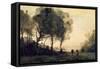 Souvenir of Italy-Jean-Baptiste-Camille Corot-Framed Stretched Canvas