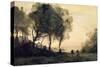 Souvenir of Italy-Jean-Baptiste-Camille Corot-Stretched Canvas