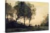 Souvenir of Italy-Jean-Baptiste-Camille Corot-Stretched Canvas