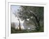 Souvenir of Montefontaine, 1864-Jean-Baptiste-Camille Corot-Framed Giclee Print