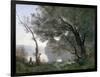 Souvenir of Montefontaine, 1864-Jean-Baptiste-Camille Corot-Framed Giclee Print