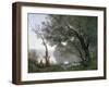 Souvenir of Montefontaine, 1864-Jean-Baptiste-Camille Corot-Framed Giclee Print