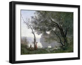 Souvenir of Montefontaine, 1864-Jean-Baptiste-Camille Corot-Framed Giclee Print