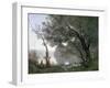 Souvenir of Montefontaine, 1864-Jean-Baptiste-Camille Corot-Framed Giclee Print