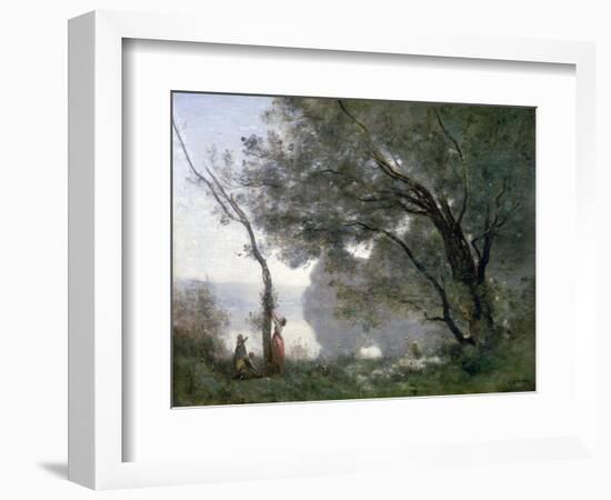 Souvenir of Montefontaine, 1864-Jean-Baptiste-Camille Corot-Framed Giclee Print