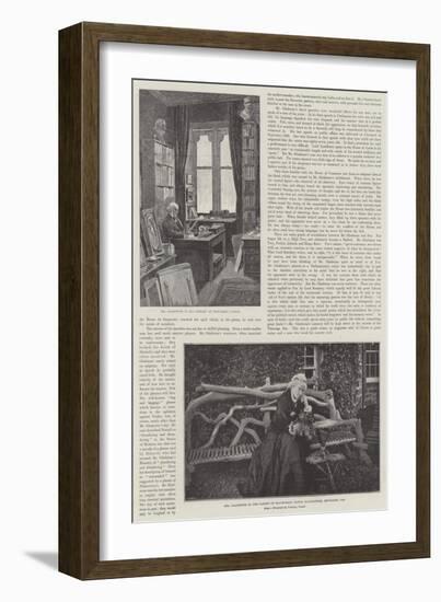 Souvenir of Mr Gladstone-null-Framed Giclee Print