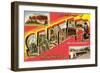 Souvenir of Santa Fe, New Mexico-null-Framed Art Print