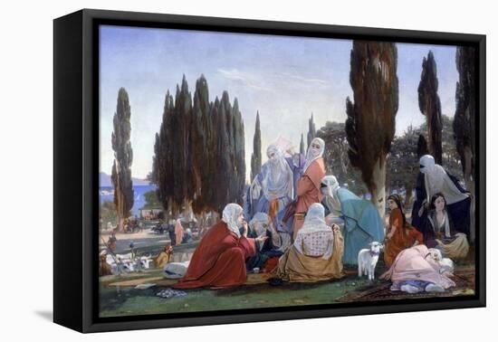 Souvenir of Scutari, 1857-Edward Armitage-Framed Stretched Canvas