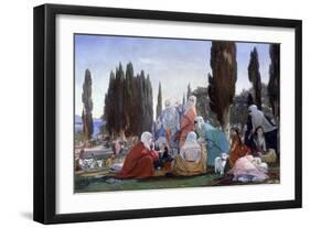 Souvenir of Scutari, 1857-Edward Armitage-Framed Giclee Print