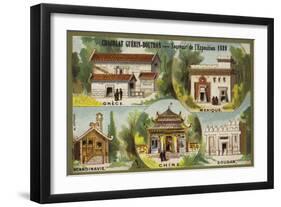 Souvenir of the Exposition Universelle, Paris, 1889-null-Framed Giclee Print